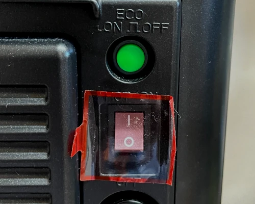 エコモードのボタン