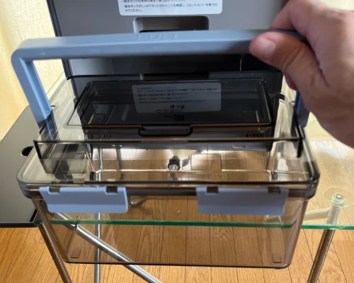 しずくりあPitto mini（ピットミニ）のお水の交換